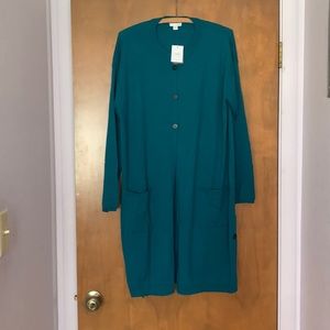 J Jill Ocean cardigan size L